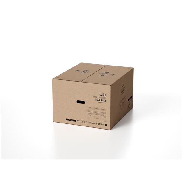 Witt Piccolo Rotante 13" - Mat Black incl. Toolbox 1 (12" peel, Cutter wheel, Dough scrap)