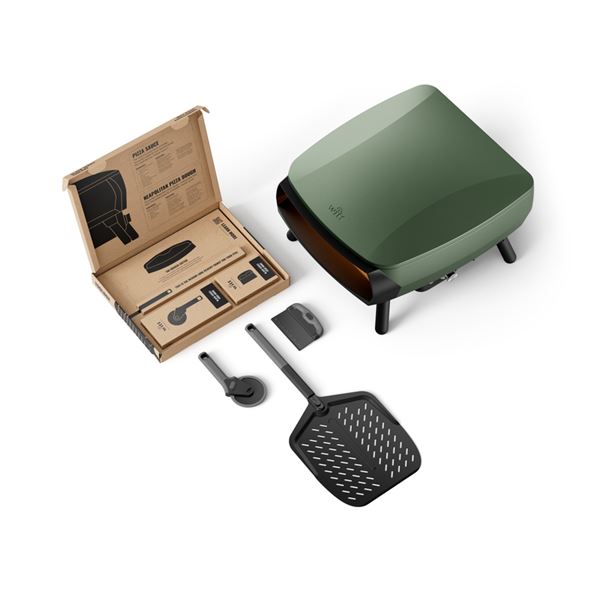 Witt Etna Rotante Control 16" - Mat Green incl. Toolbox 3 (14" peel, Cutter wheel, Dough scrap)