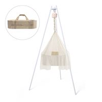 Membantu Cradle Set 1 - Nature (Cradle, Carrycot, Bouncer 2.0 beige, Tripod, Cradle Canopy nature)